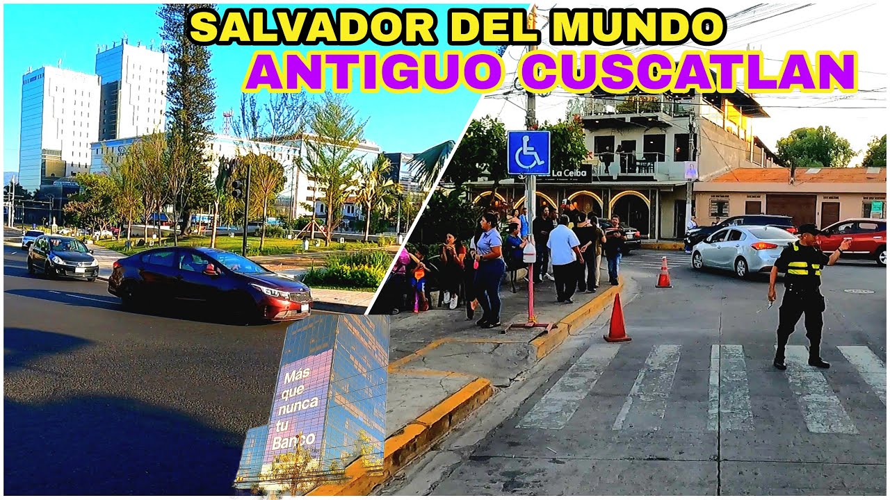 DE SALVADOR DEL MUNDO HASTA ANTIGUO CUSCATLAN. #elsalvador