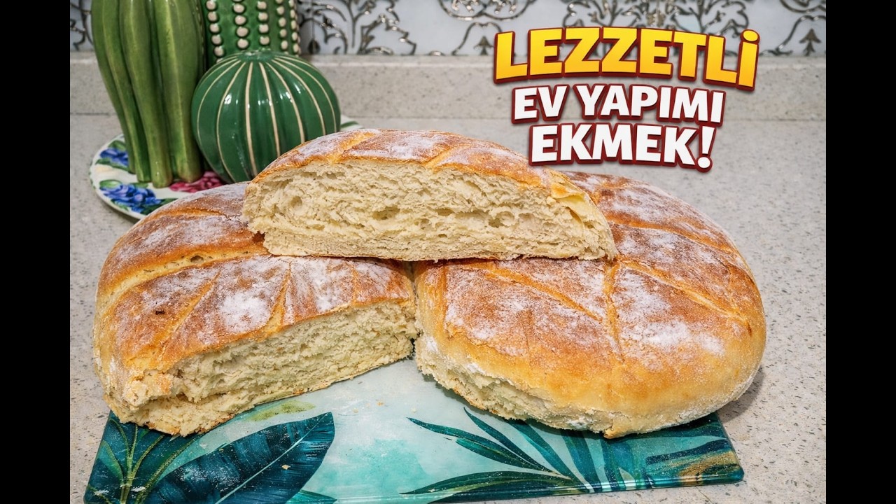 DIŞI DA İÇİ DE YUMUŞACIK ! 💯 PAMUK GİBİ BİR EV EKMEĞİ 🍞