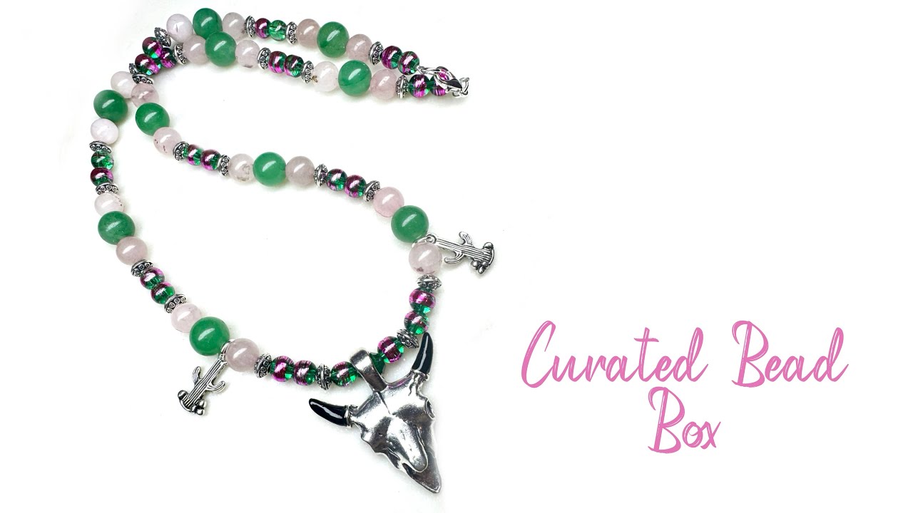 🤠✨ Western Whimsy Unboxing! | June 2025 Curated Bead Box + Necklace & Earrings DIY Tutorial!💗🌵