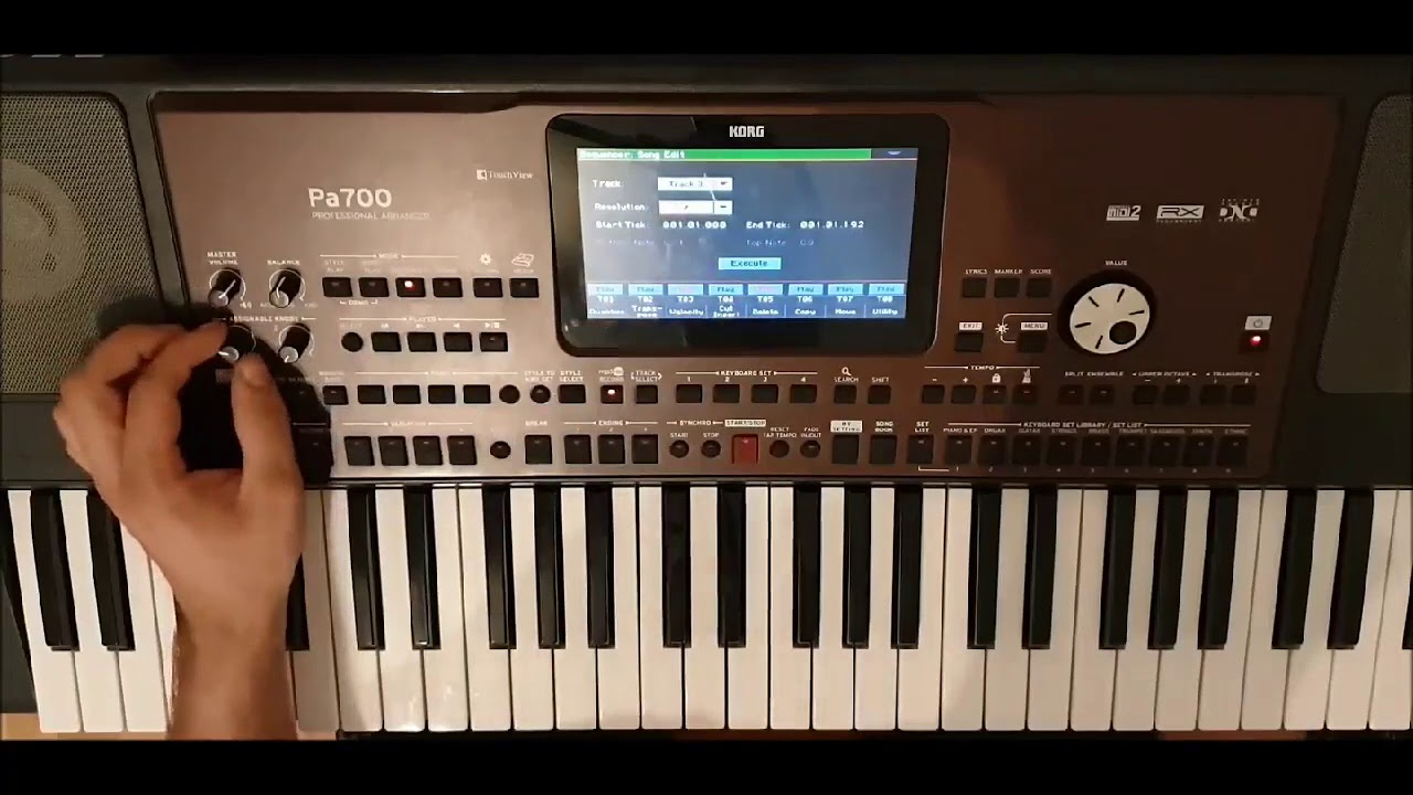 Tutorial Creare negativ partea 1/2 korg pa 700 & Viorel Muresan