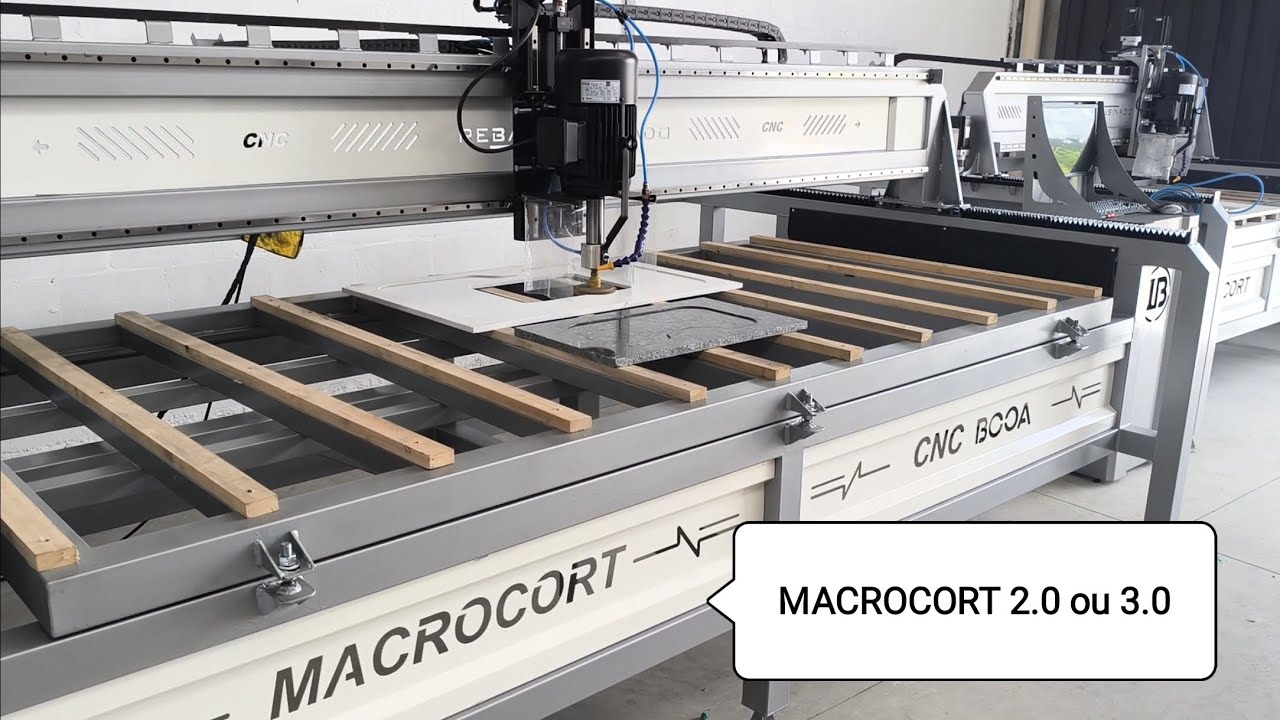 Macrocort CNC maquina de fazer rebaixo italiano e boca de cubas automática.