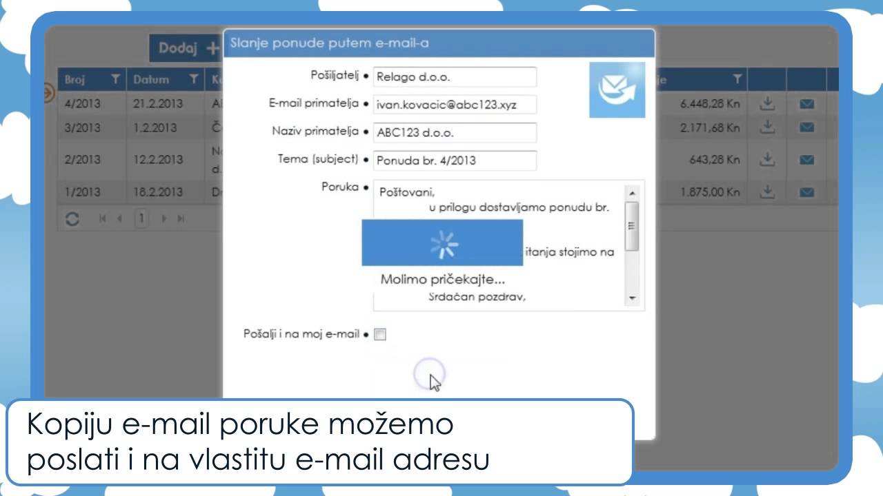 Relago Računi - izrada ponude i računa