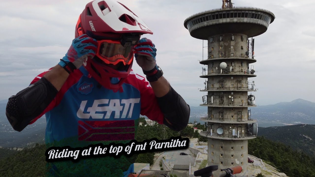 Riding at the top of mt Parnitha