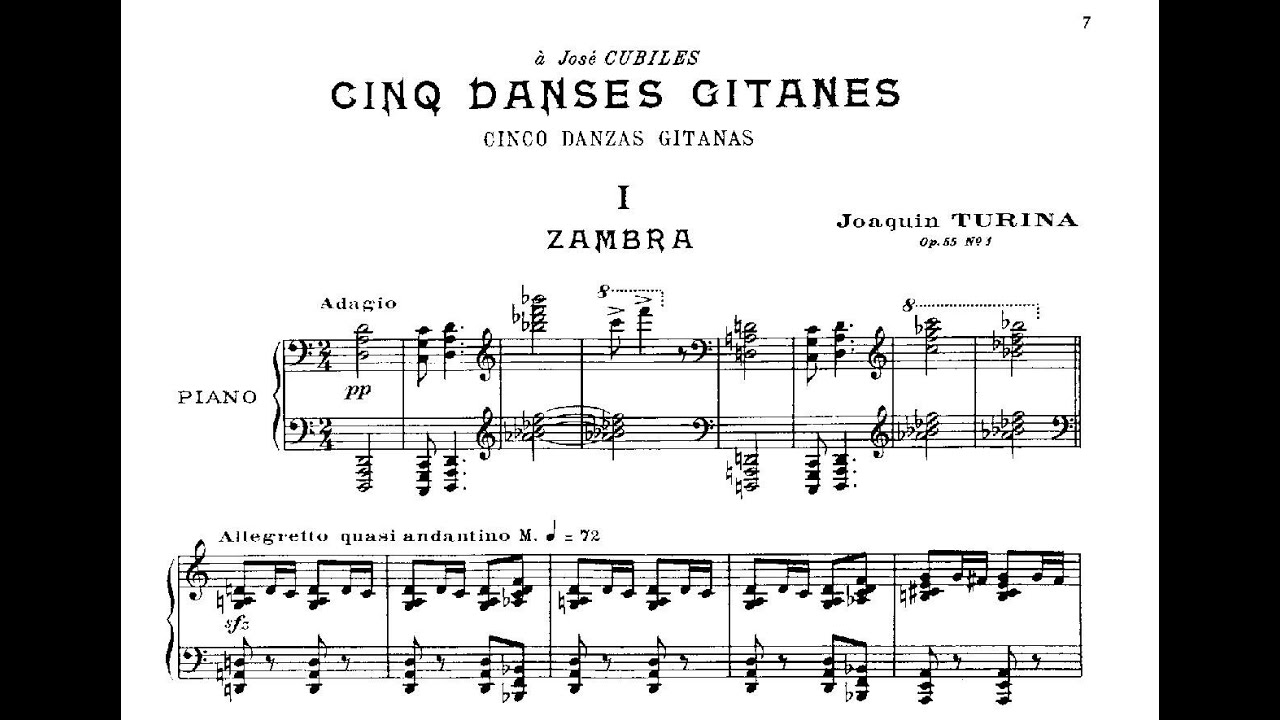 Joaquín Turina: Danzas gitanas Op. 55 (1930)