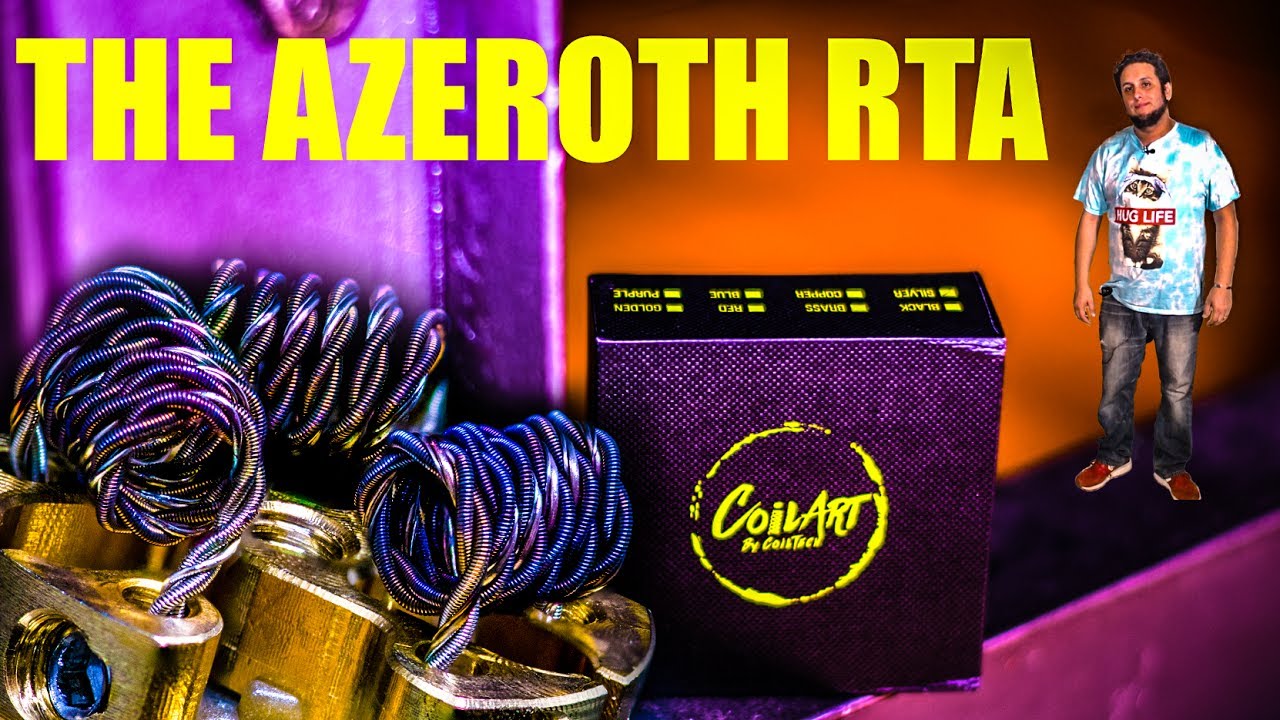 The Azeroth RTA from CoilArt by CoilTech Has One Fancy Triple Coil Postless Deck