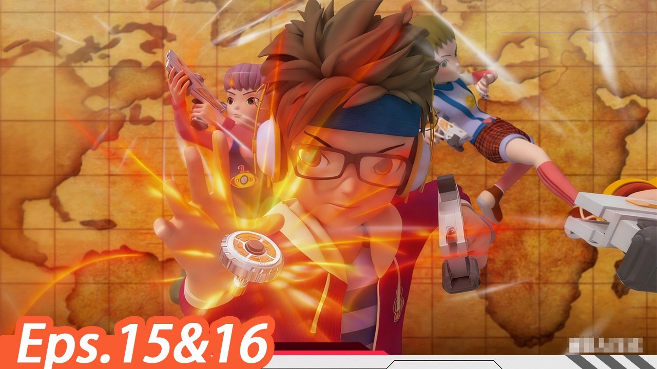 Compilation | 魔幻陀螺4 | EP15-16 | Spinning Tops for Kids | Adventure Cartoon | Spin Fighters Season 5