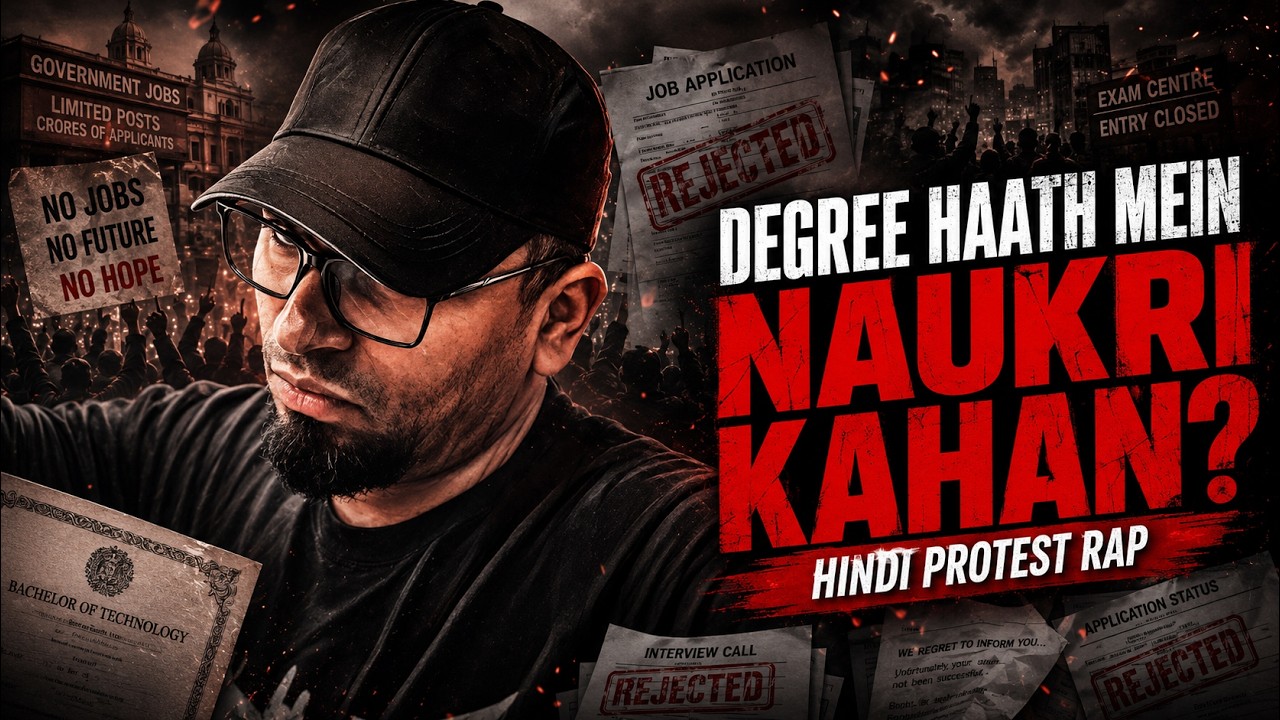 Degree Haath Mein Naukri Kahan? | Hindi Rap Protest