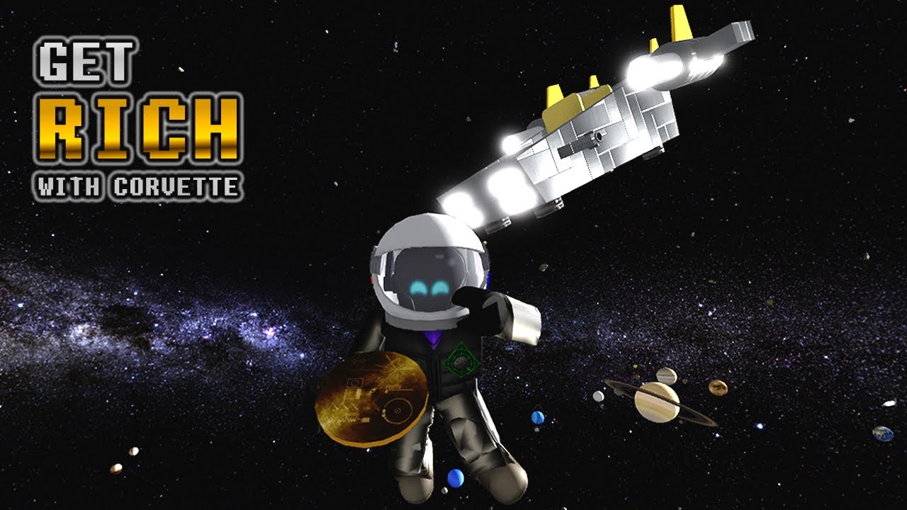 КАК РАЗБОГАТЕТЬ, ГРАНДЯ на Корвете в SPACE SIMULATOR Roblox