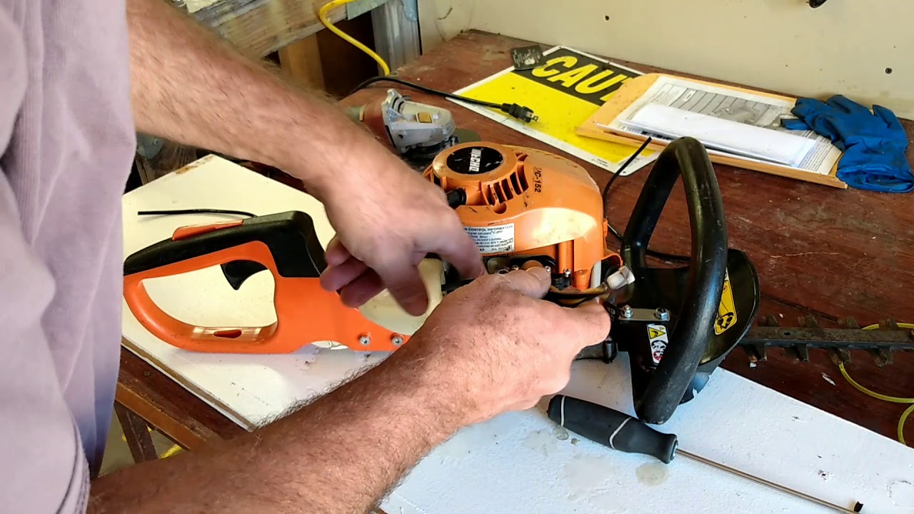 Stihl HC-152 won't throttle up. Diagnosis and repair. Not the Carb...?
