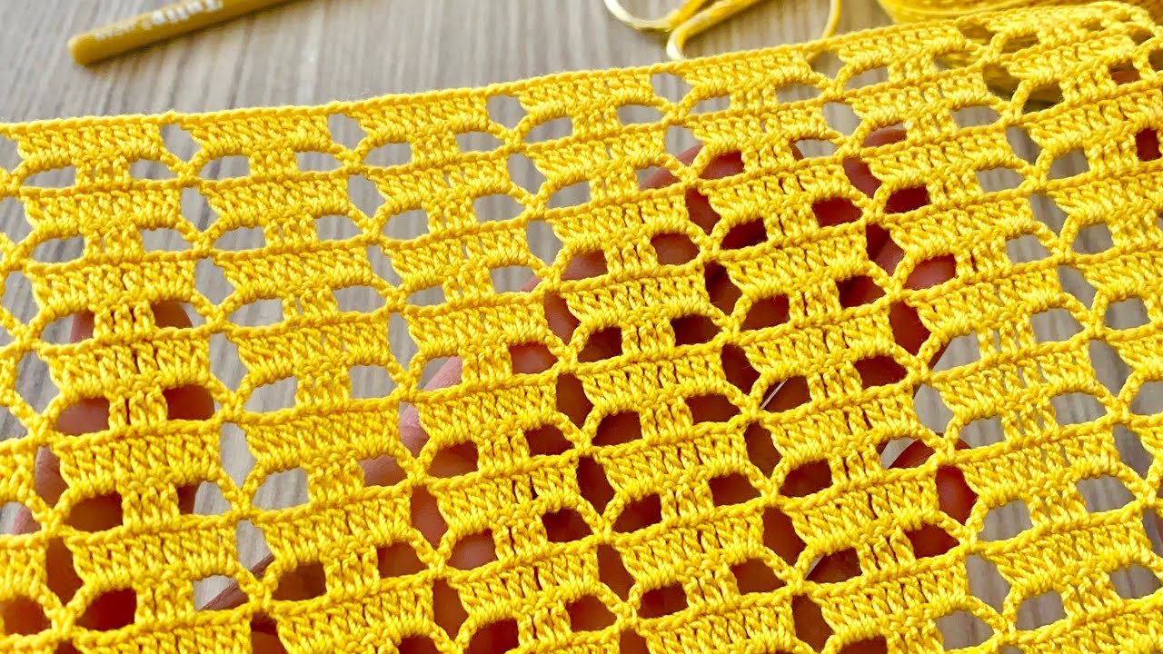 YOU'll BE AMAZED - EASY Crochet Shawl, Blouse, Runner, Sweater Pattern Tutorial