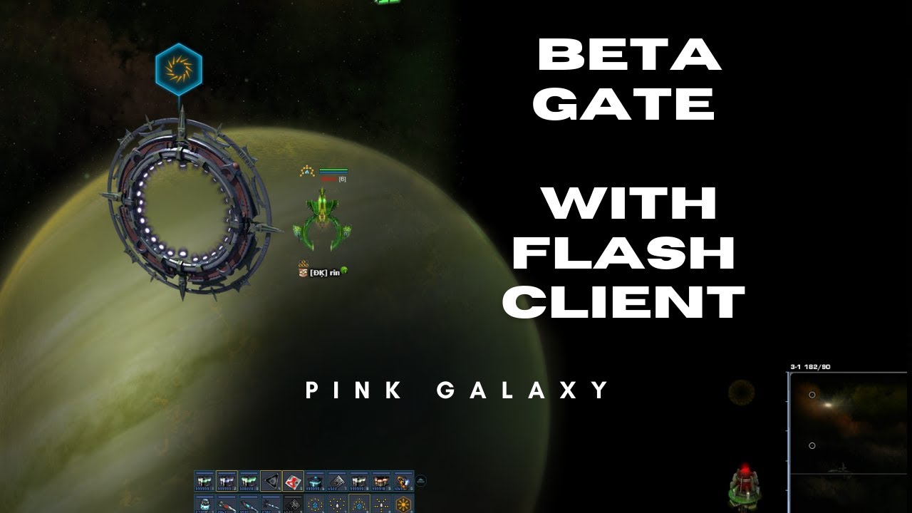 Pink Galaxy(Darkorbit P-server) Beta Gate with FLASH client