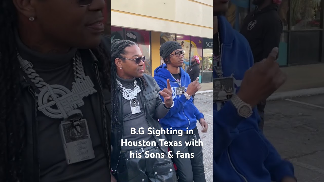 #rapper B.G spotted in Houston Texas