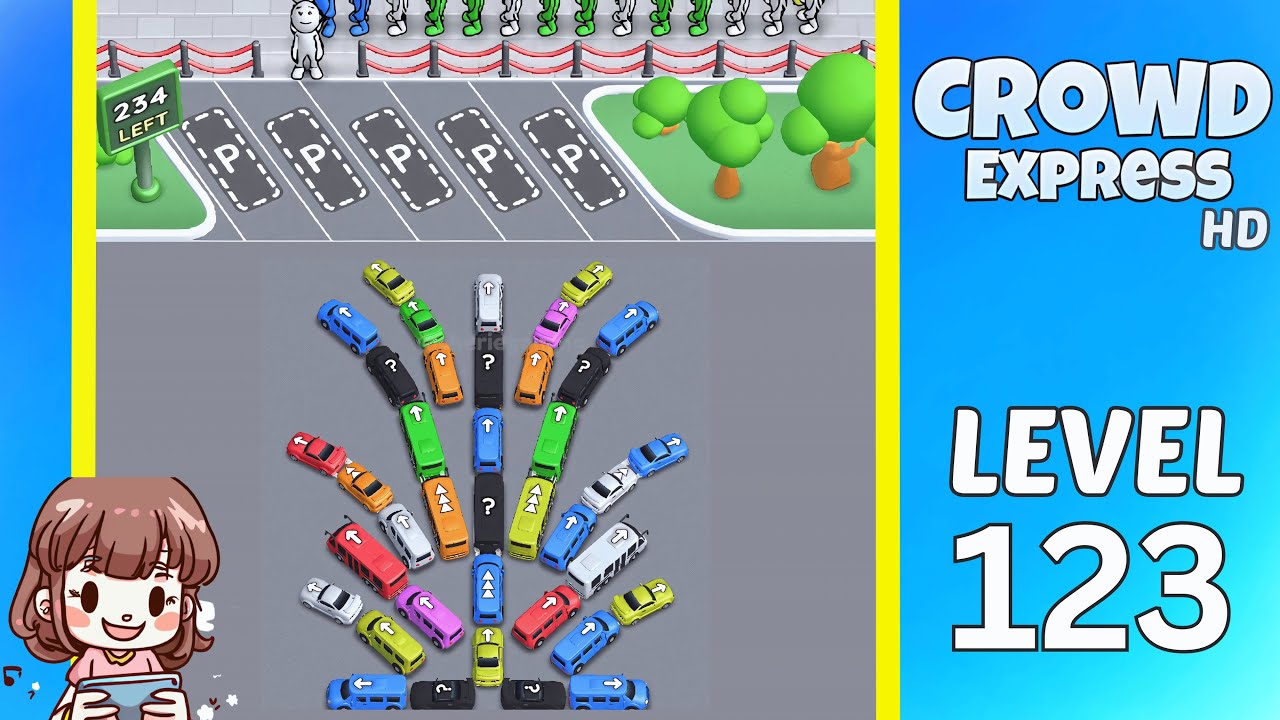 Crowd Express Level 123 Solution Walkthrough