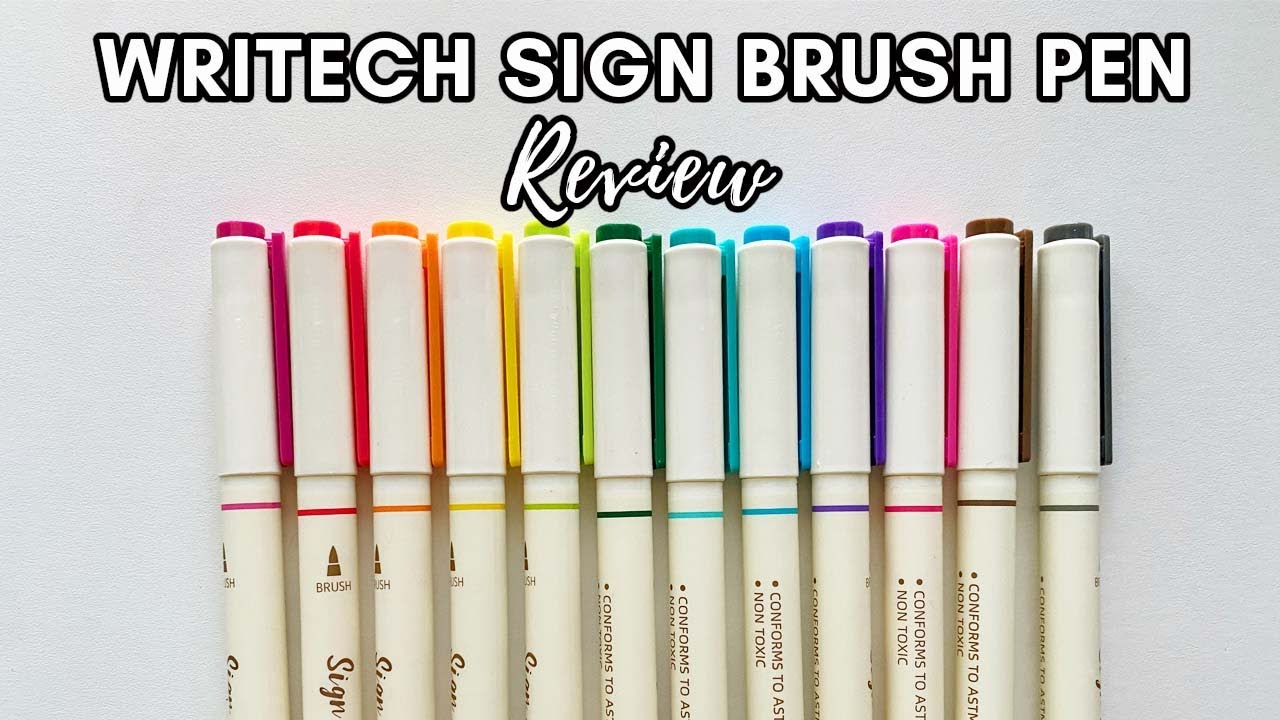 Writech Sign Brush Pens Review: Honest Insights from a Calligraphy Artist by Sarah Style Designs