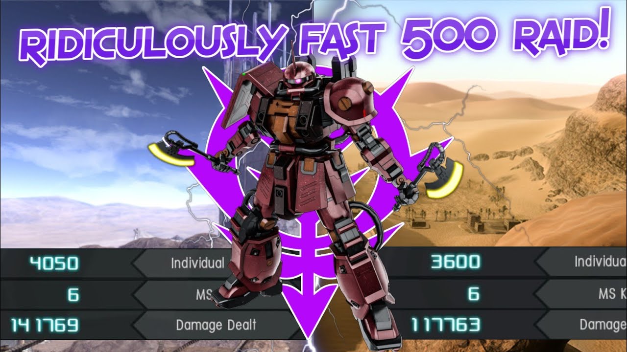 GBO2 Psycho Zaku MK-II [TB]: Ridiculously fast 500 raid!