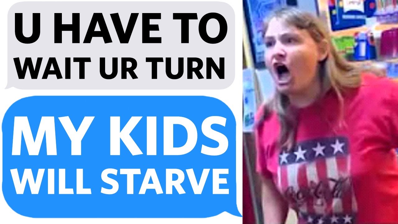 Karen CUTS IN LINE at a RESTURANT... CLAIMING her kids will STARVE if THEY WAIT - Reddit Podcast
