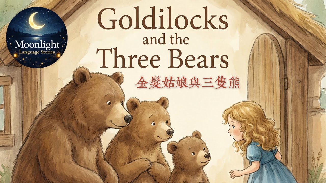 Learn English / Chinese Through a Bedtime Story | Goldilocks and the Three Bears | Bilingual Story