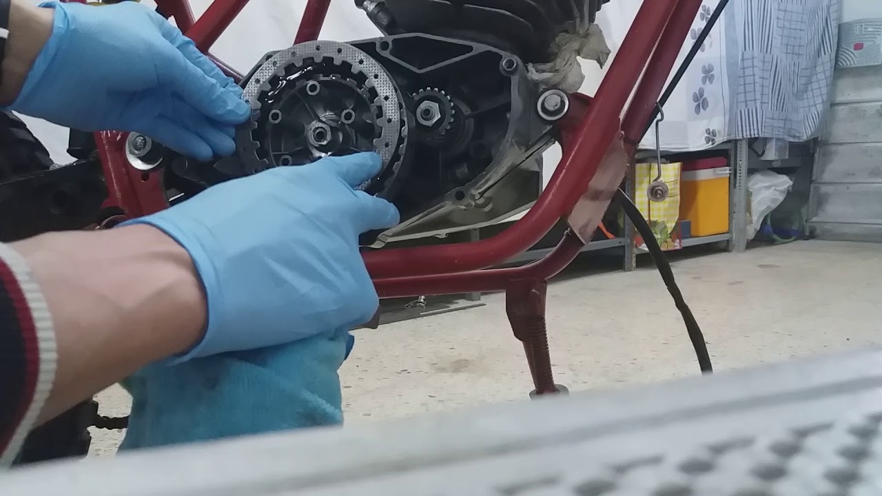 Montar discos de embrague derbi fds