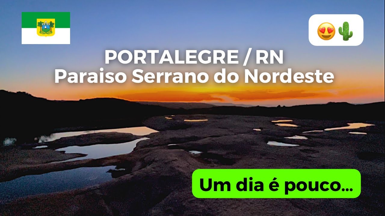 PARAÍSO SERRANO! Conheça PORTALEGRE/RN - Viajando de Carro pelo NORDESTE