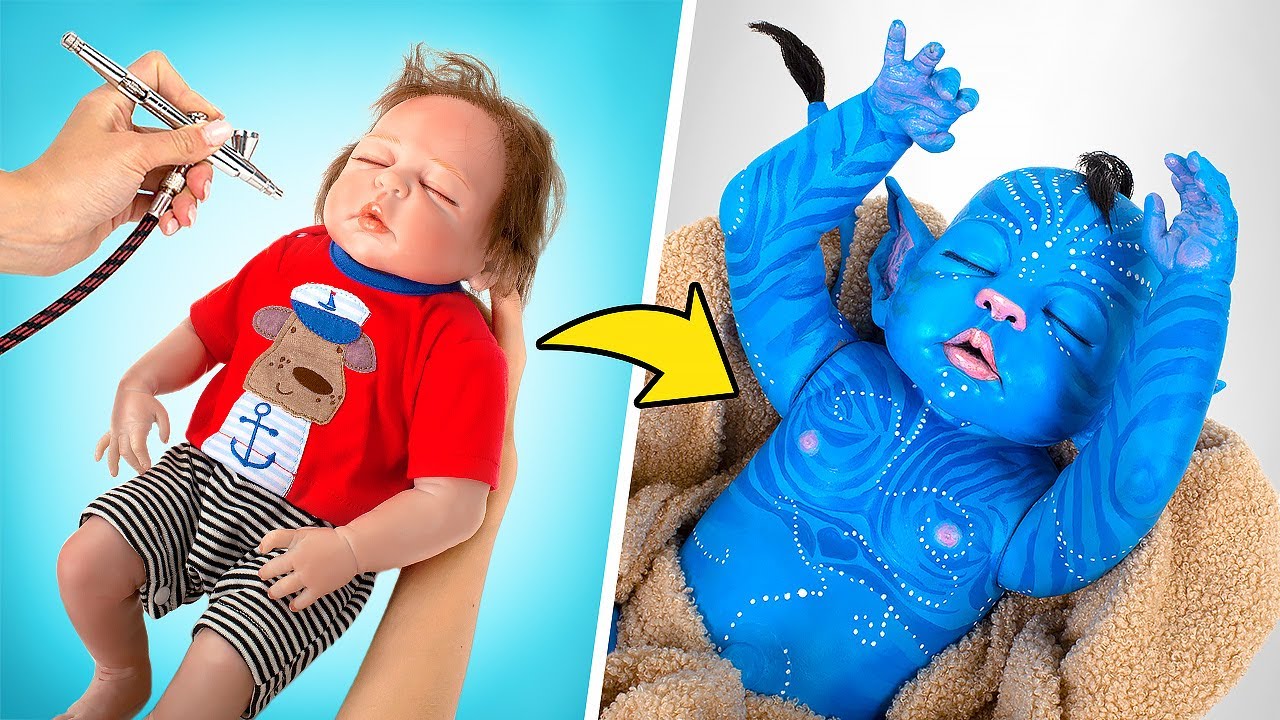 Der süßeste Baby-Na'vi aus einer einfachen Babypuppe