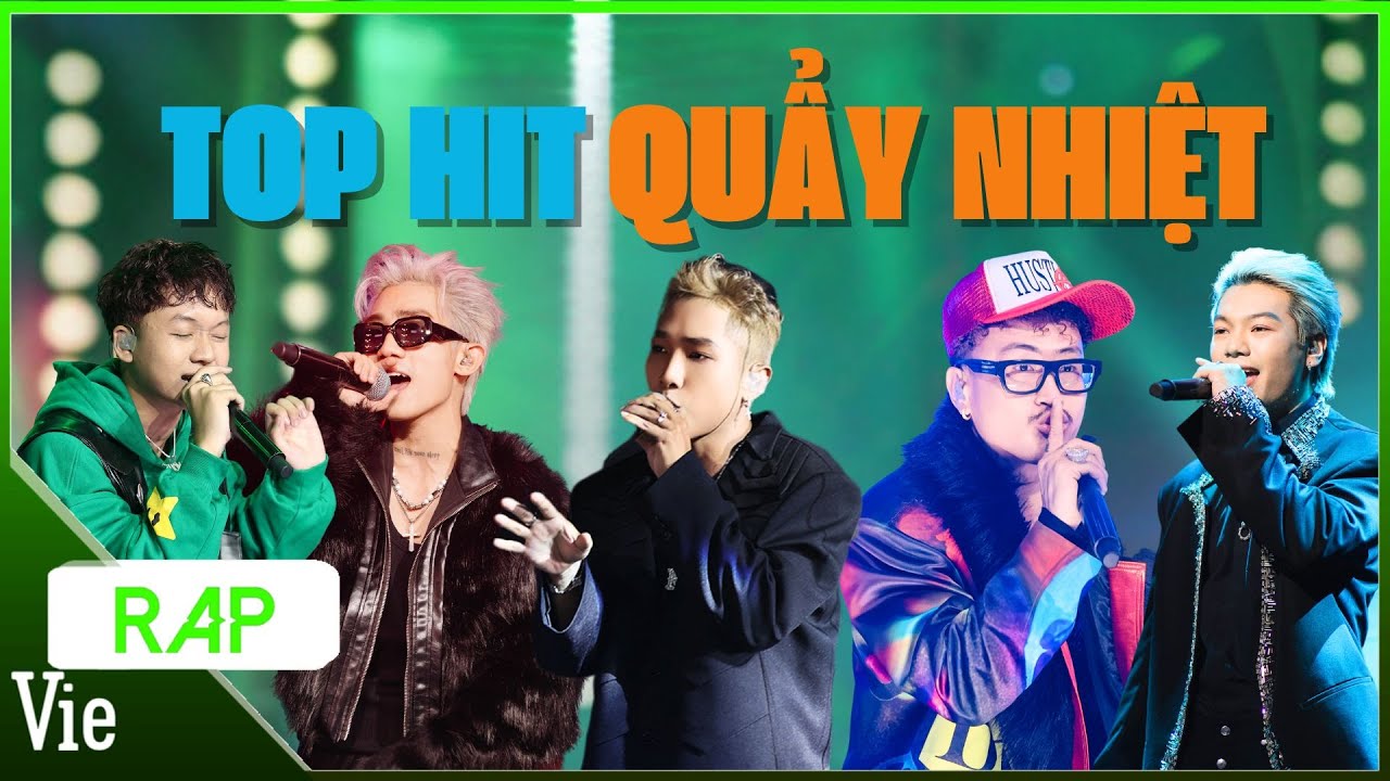 Quẩy nhiệt với top bản rap khuấy đảo sân chơi Rap Việt 2024