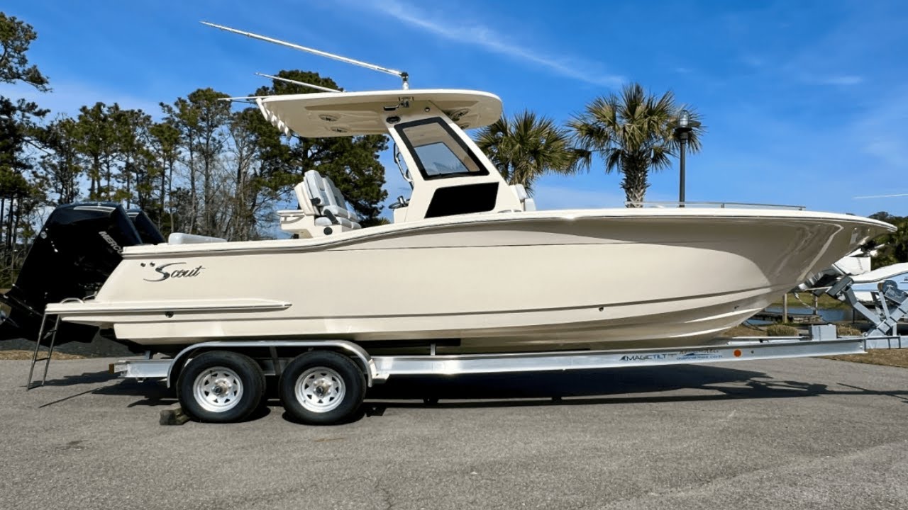 Available Now! 2024 Scout 260 LXF Boat For Sale at MarineMax Charleston, SC