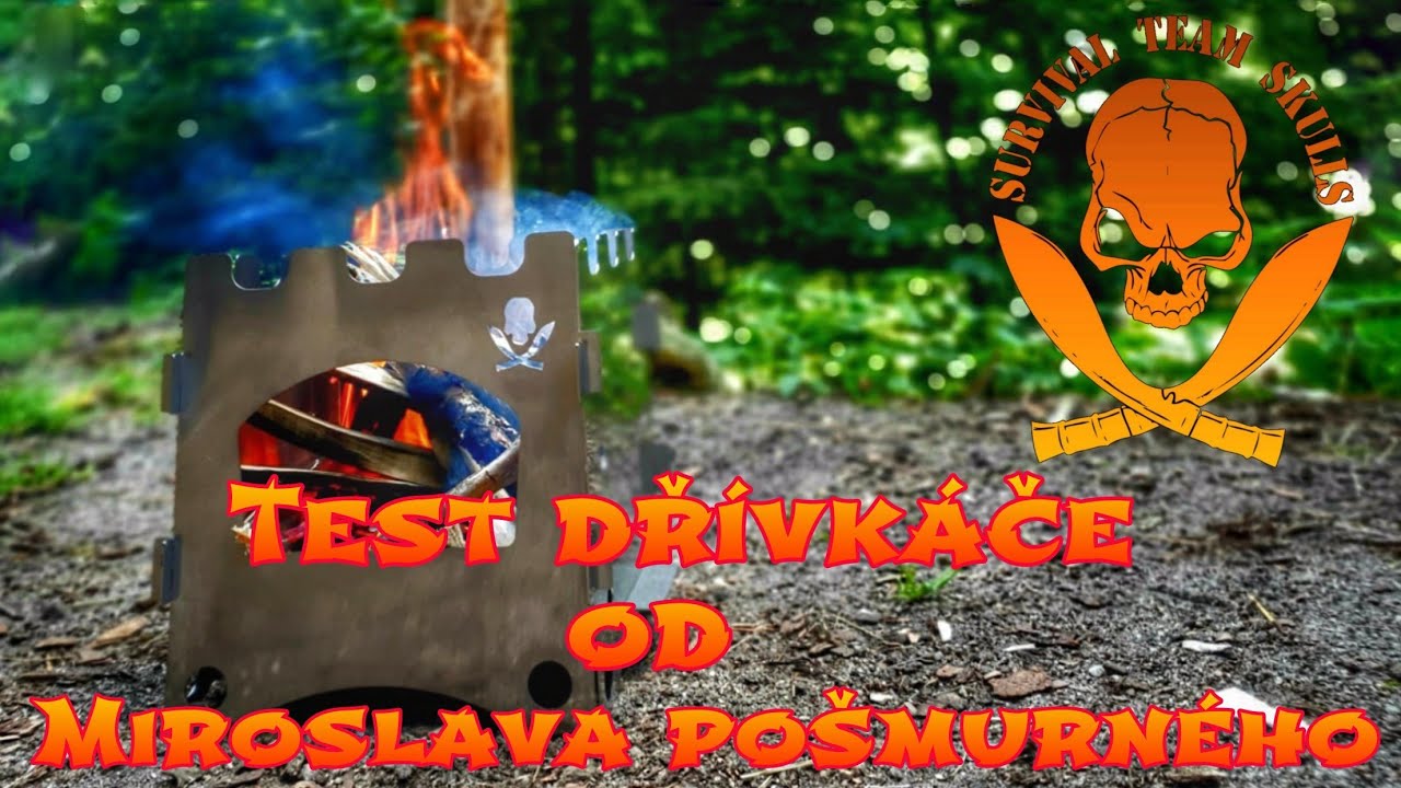 Dřívkáč z nerezu od Miroslav Pošmurný #survivalteamskulls #dřívkáč #fireboxstove
