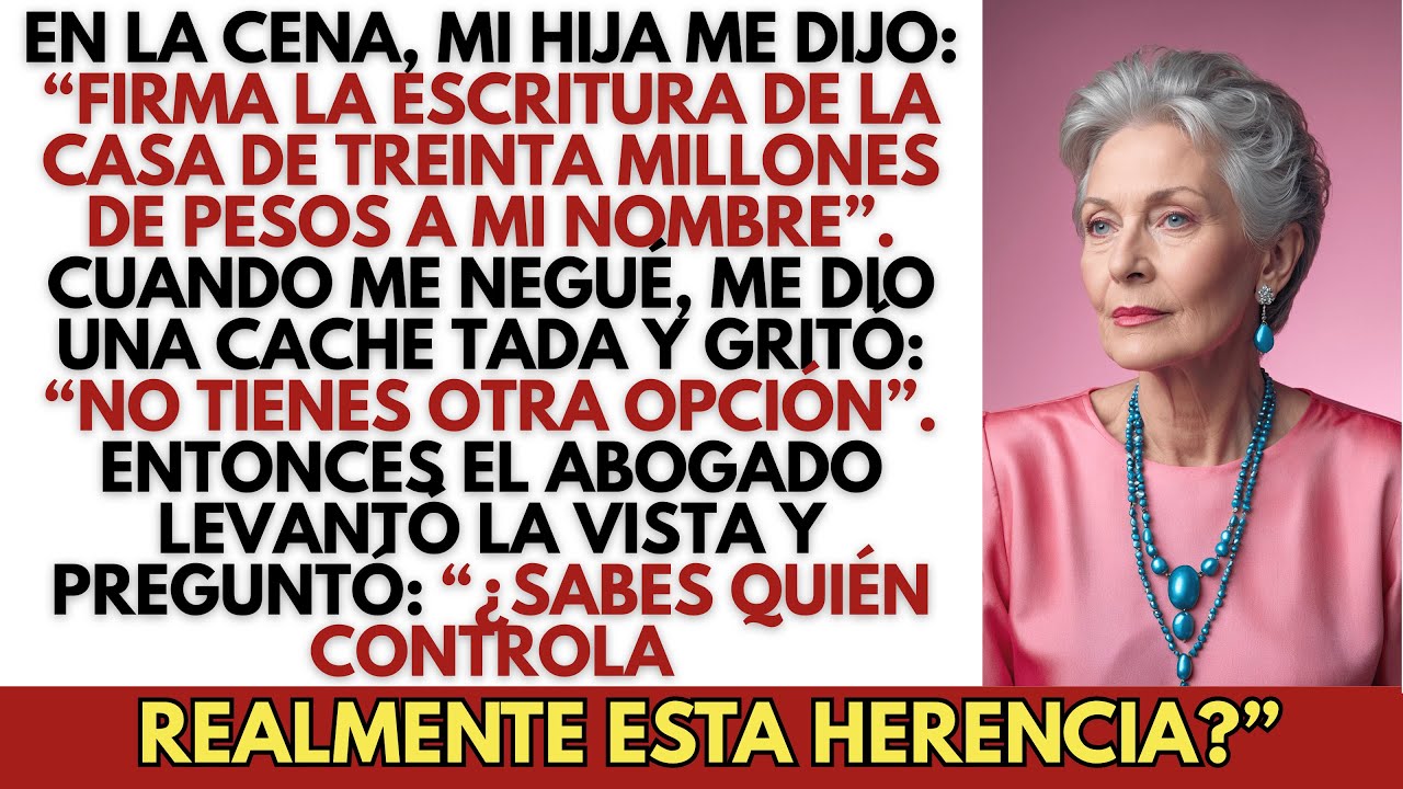 El momento en que el plan de mi hija para quedarse con mi herencia se derrumbó