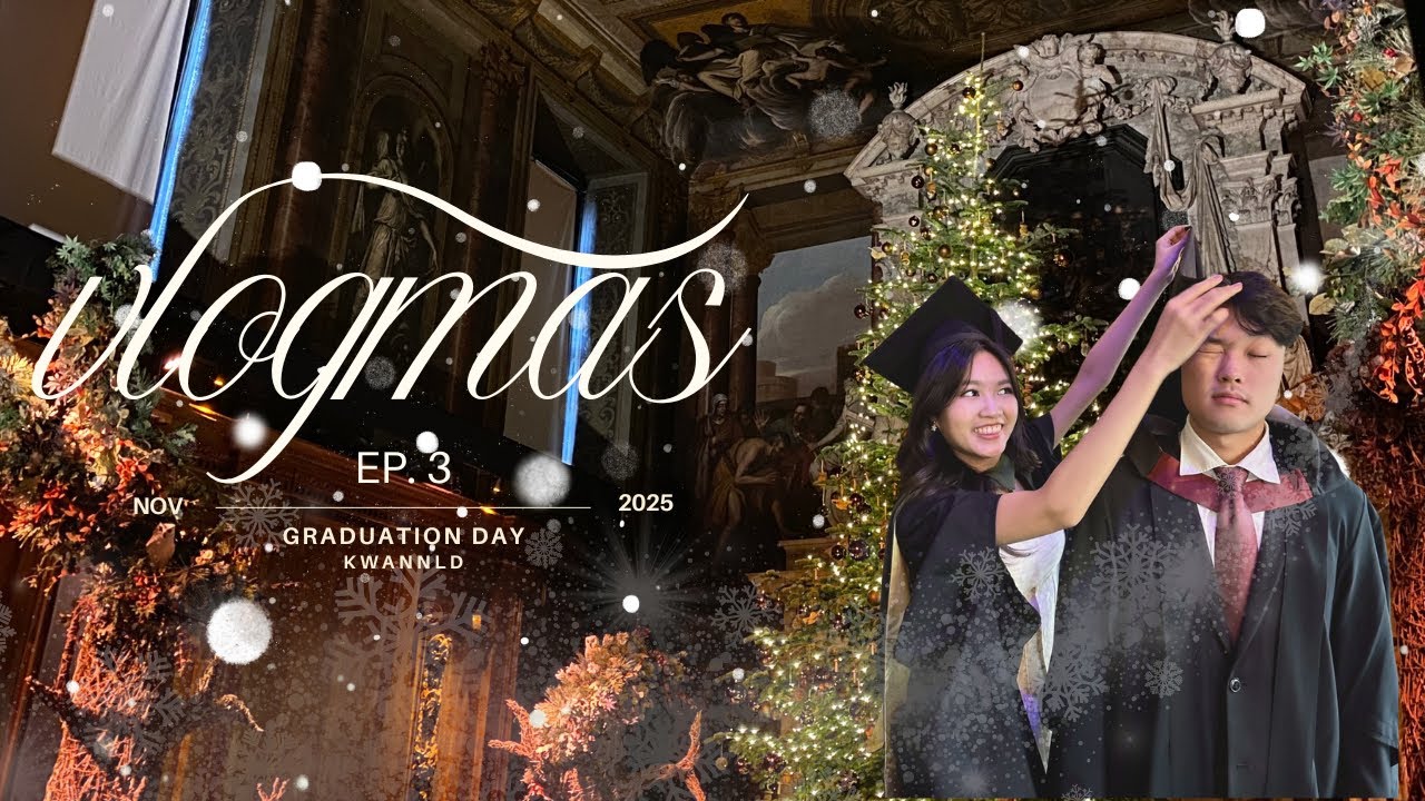 Vlogmas ep.3 Graduation day & Chatsworth diaries 🎓🎄| Kwannld