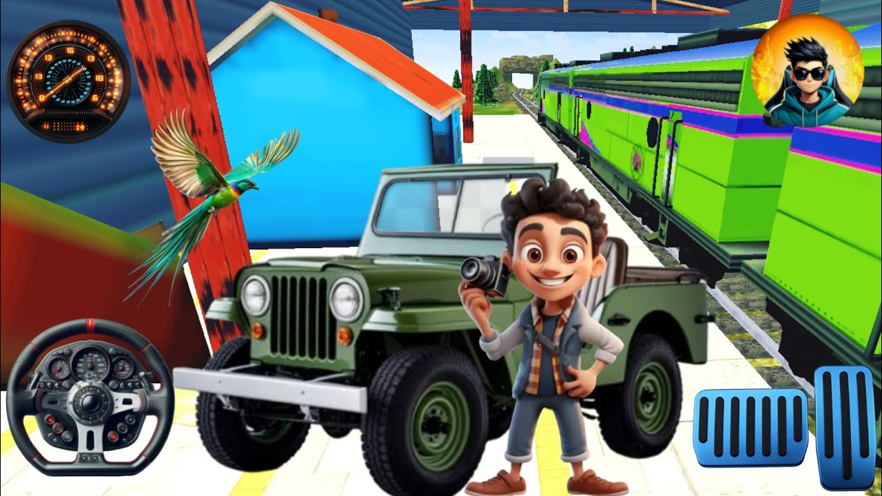4x4 Offroad Jeep Driving Simulator 3D - Drive SUV 4x4 jeep Offroad Game - Android GamePlay