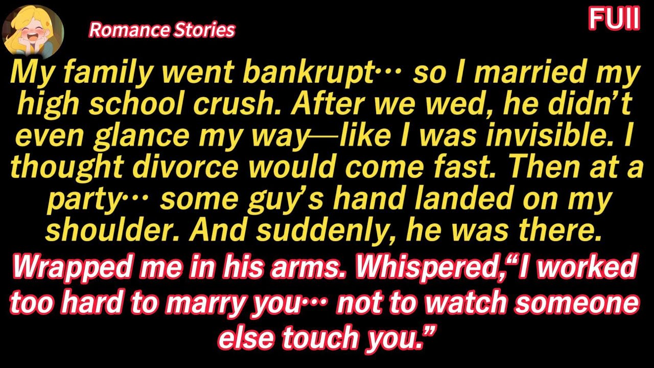 Married my high school crush. He ignored me. I filed for divorce.He ripped them: “No divorce. I...