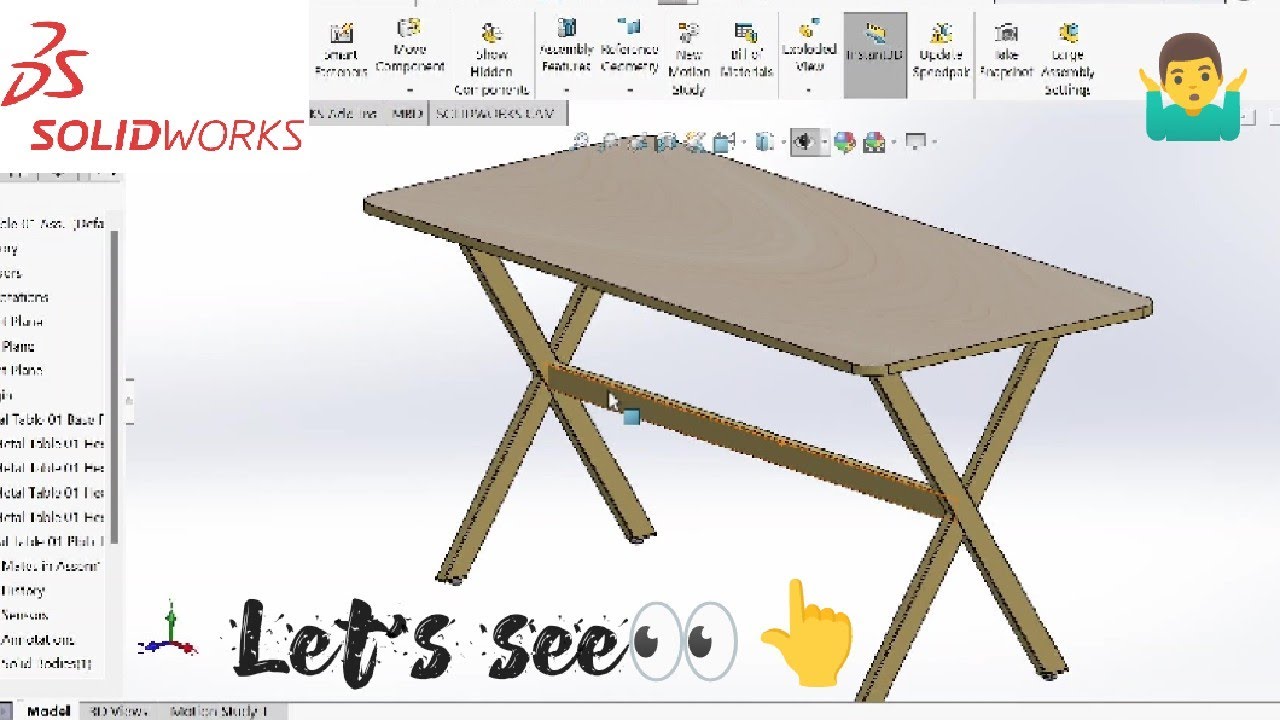 Solid works : Creative Design Of Furniture In Solid Works ✨