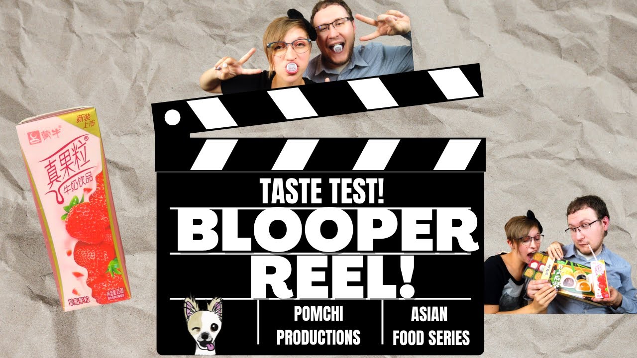 BLOOPER REEL! Asian Food Taste Test~Pomchi Productions