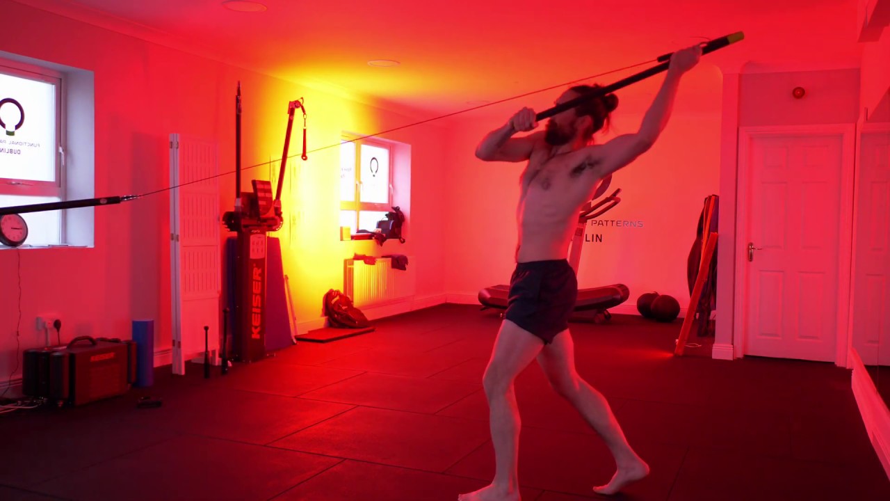 Functional Workout with Cable Bar