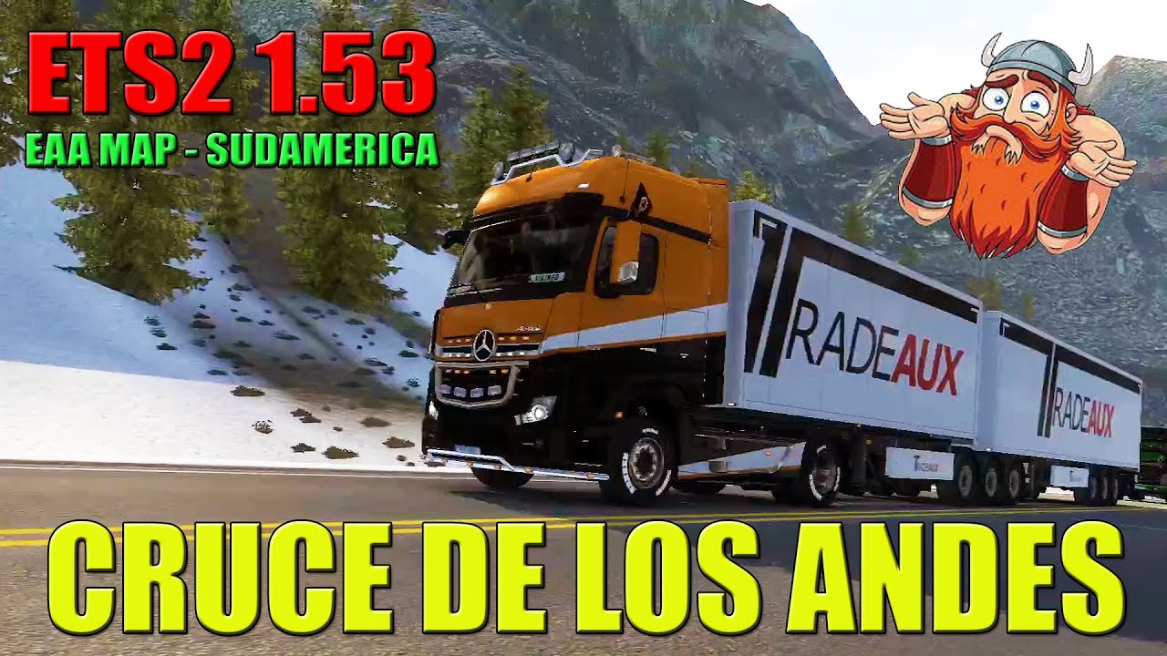 ETS2 | EAA MAP - BRUTAL TRAFFIC! - De Mendoza a Viña del Mar - (LINKS) Actualizado 1.54 🚚 🌏