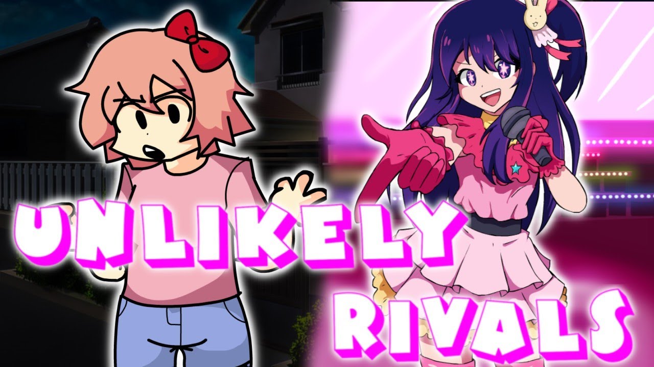 Unlikely Rivals But It´s Sayori Vs Hoshino Ai | FNF COVER