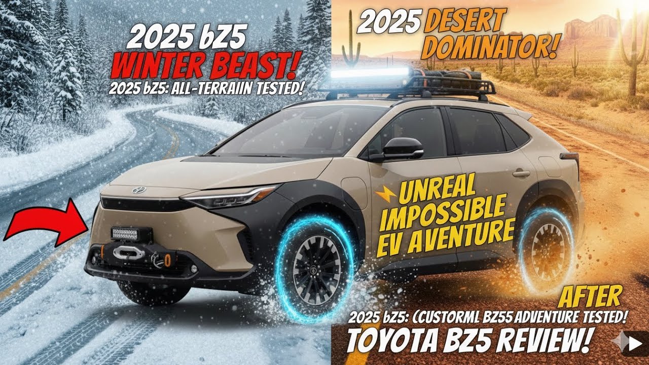 2025 Toyota bZ5 Review – The Electric SUV Toyota Built for North America?