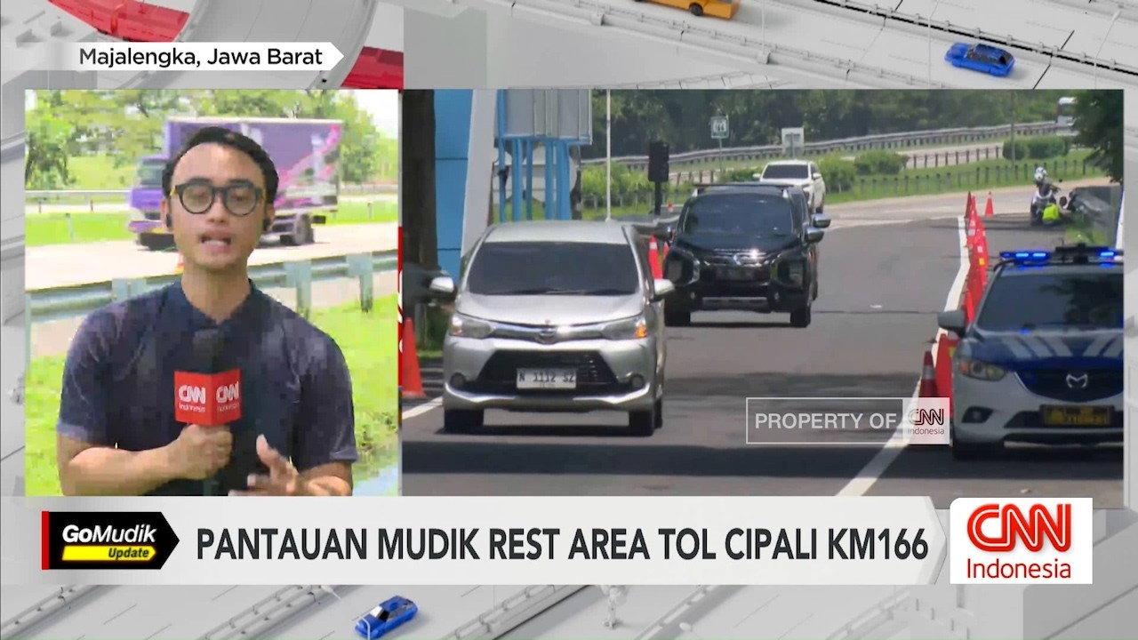 Pantauan Mudik di Ruas Tol Cipali KM 166