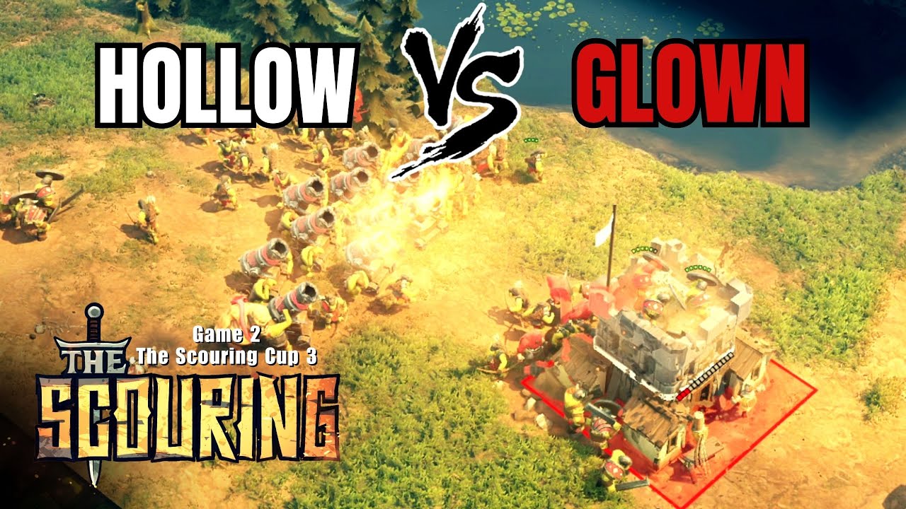 THE HORDE MARCHES Glown vs Hollow (bo3) Game 2 | The Scouring Reforged Mod |  Scouring Cup 3