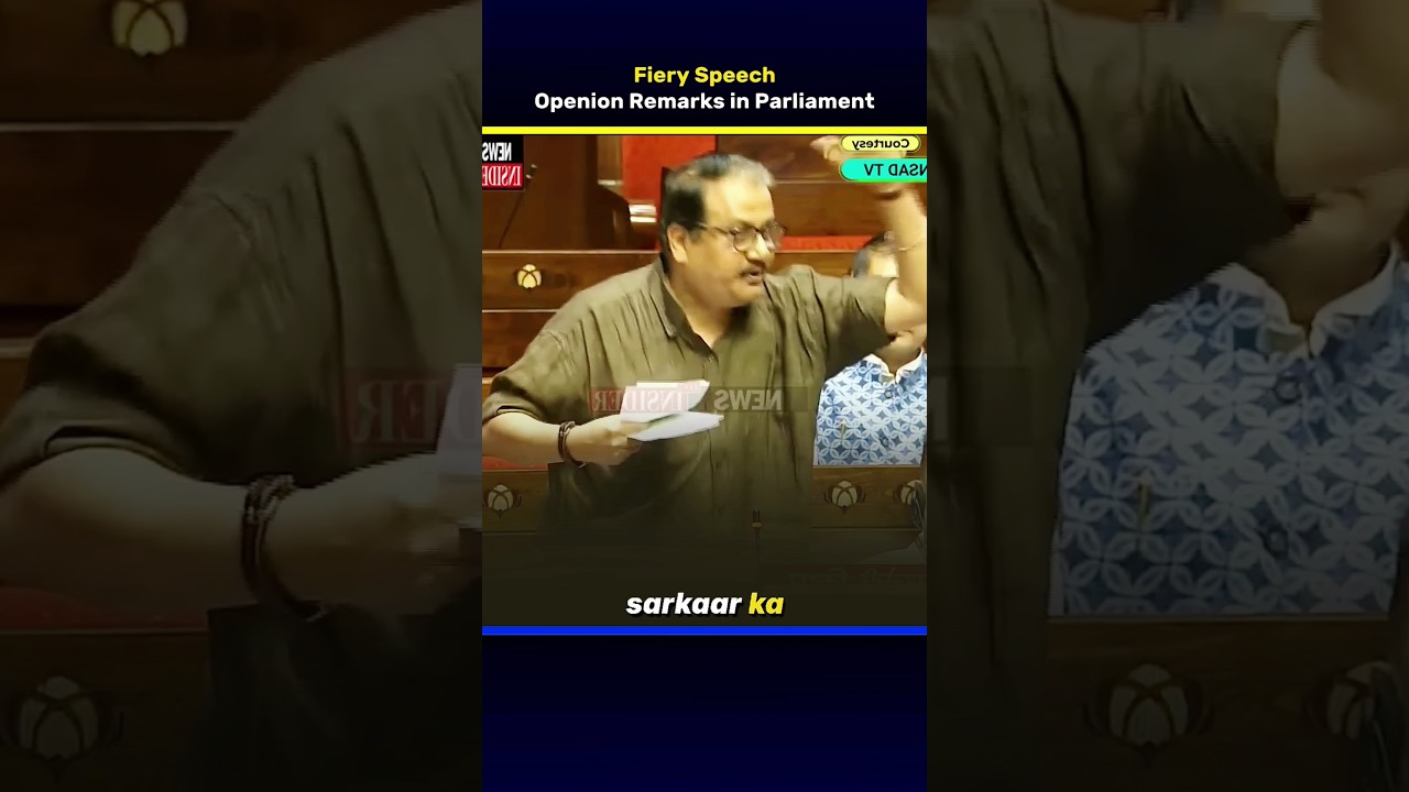 Manoj Kumar Jha opening remarks in Parliament | Fiery Speech | Direct News