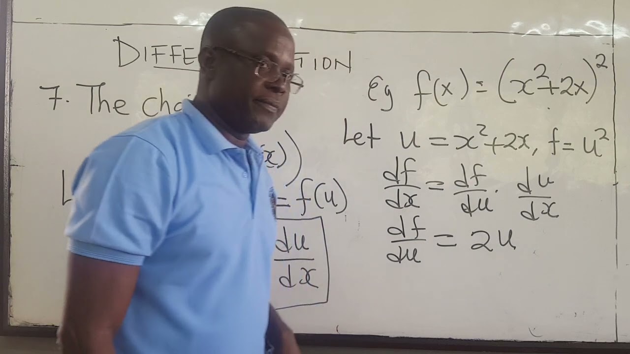 MATH101-LEC40: Differentiation - The Chain Rule - Part 1