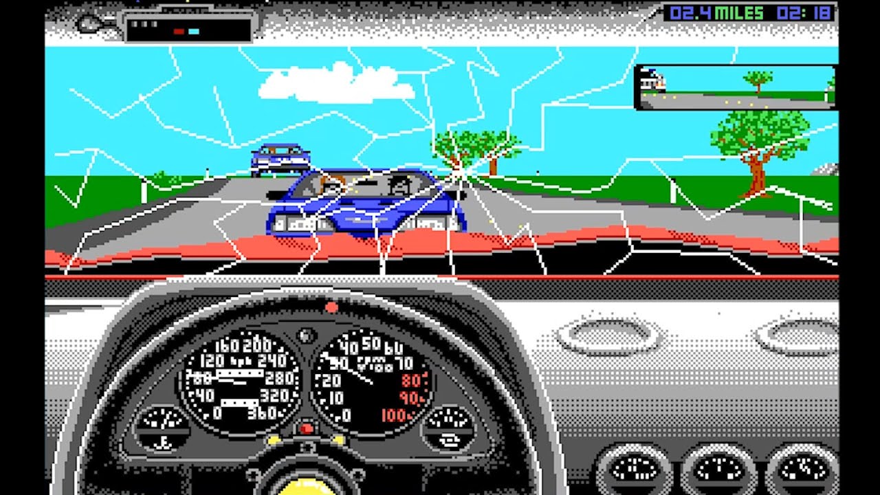 Test Drive 2 - The Duel (1989) Full Game Walkthrough PC/DOS