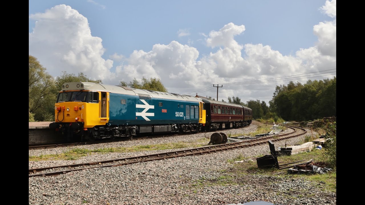 Superpower! 50021 and 55009 at the Dean Forest Railway diesel gala. Saturday 13 September 2025