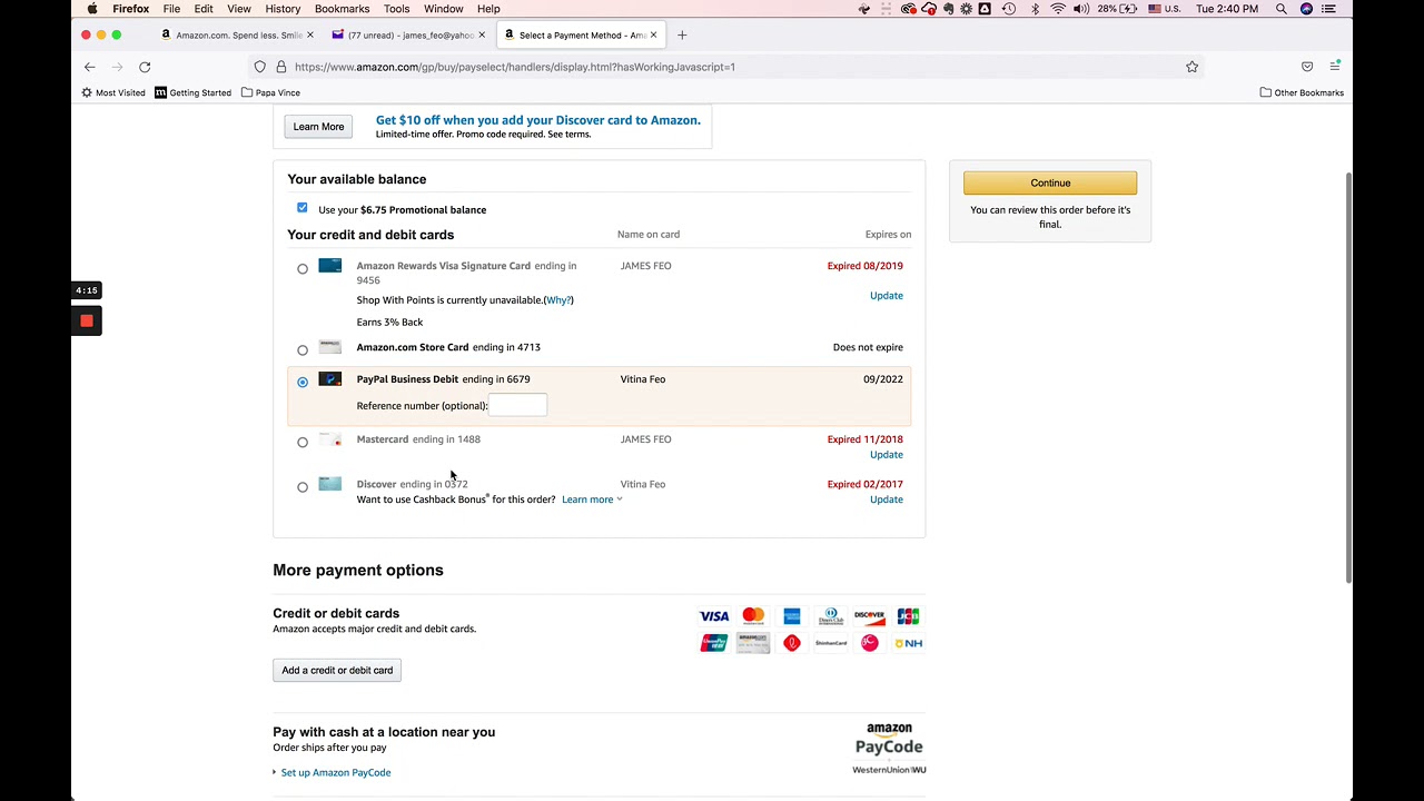 Как применить промокод Amazon