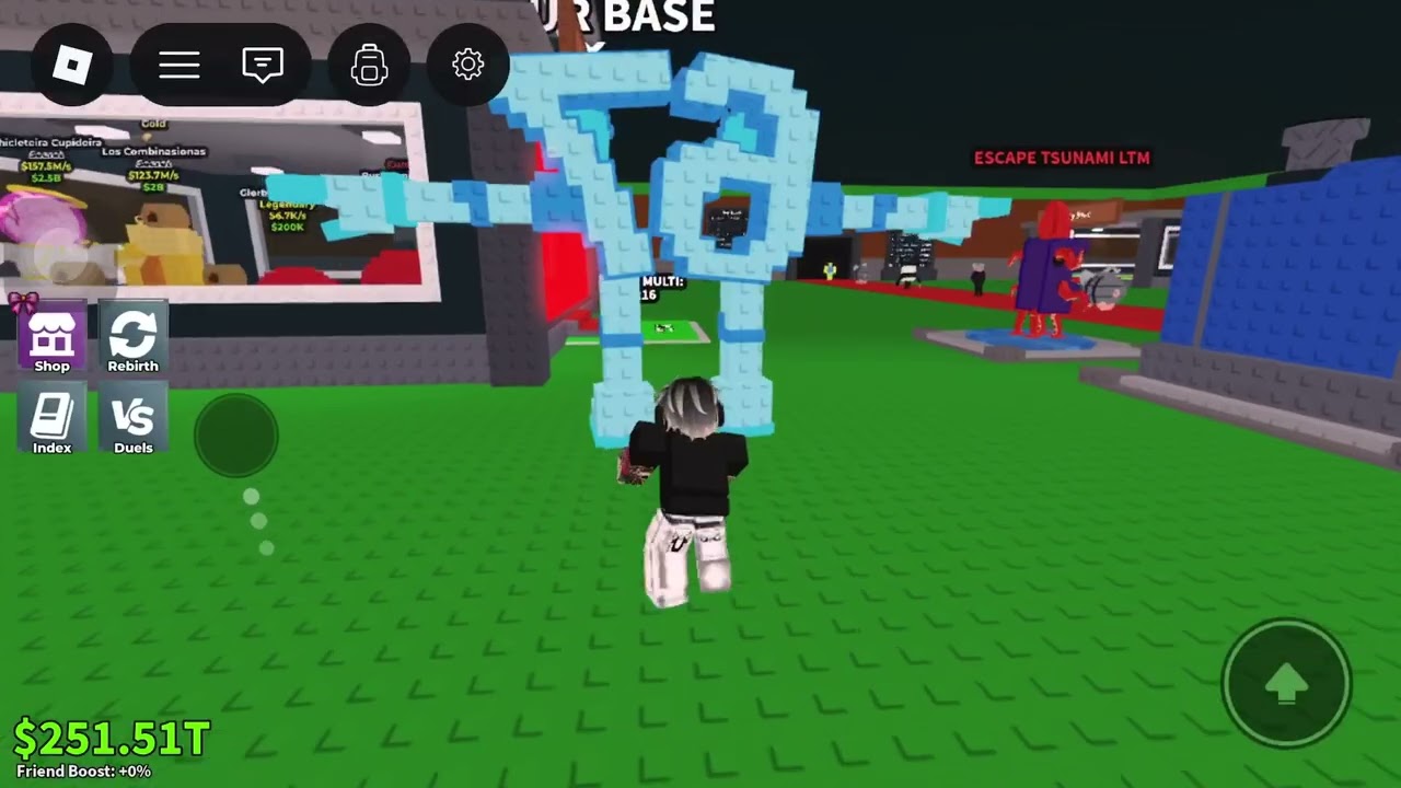 Playing steal a brainrot