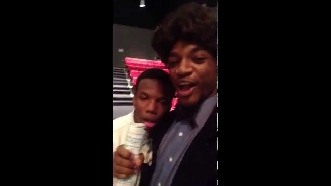 Acting foolish in class!