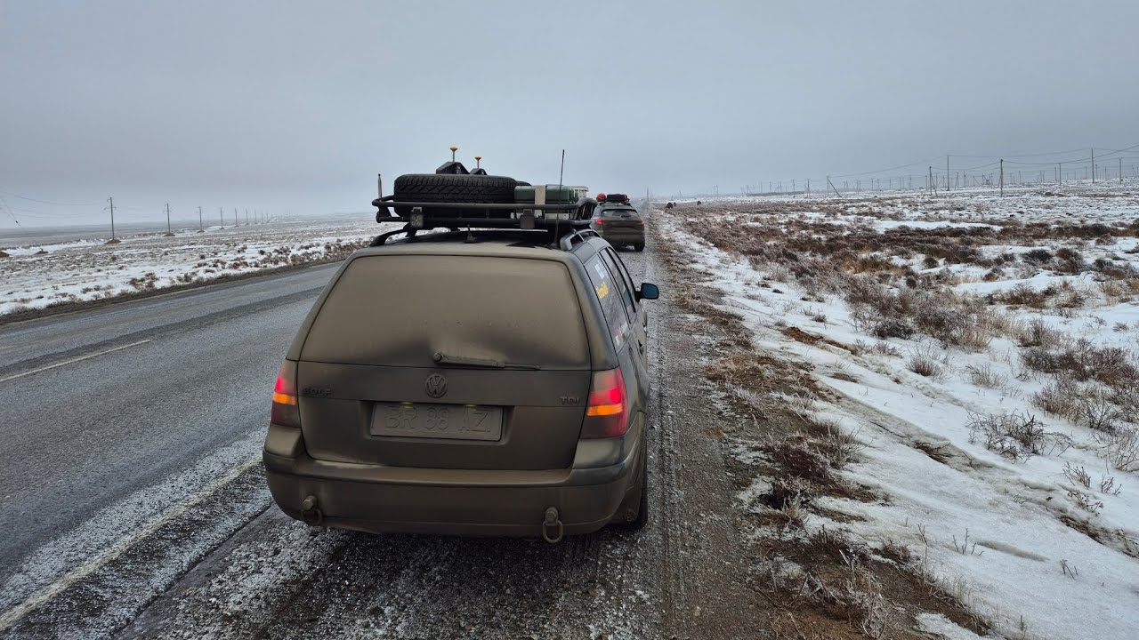 Siberia, vin! Ziua 8 Atyrau-Aktobe, drumuri inchise si viscol