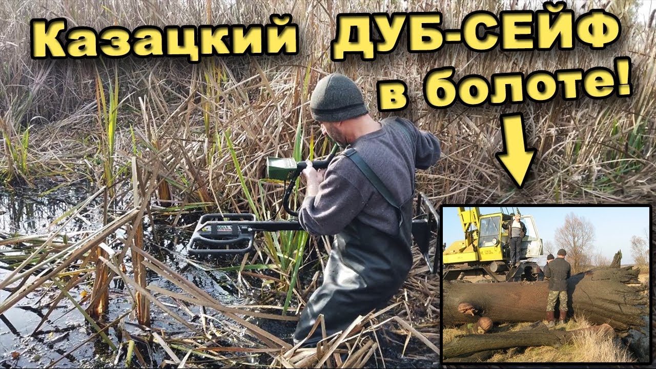 Поиск КАЗАЦКОГО СЕЙФА в болоте! В поисках сокровищ / In search of treasures