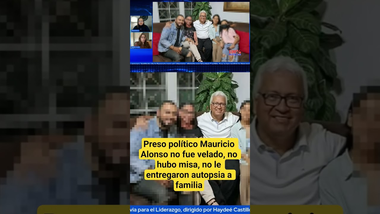 Preso pol&iacute;tico Mauricio Alonso no fue velado, no hubo misa, no le entregaron autopsia a familia
