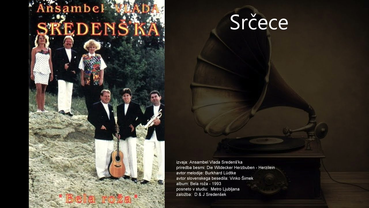 Srčece - Ansambel Vlada Sredenš'ka